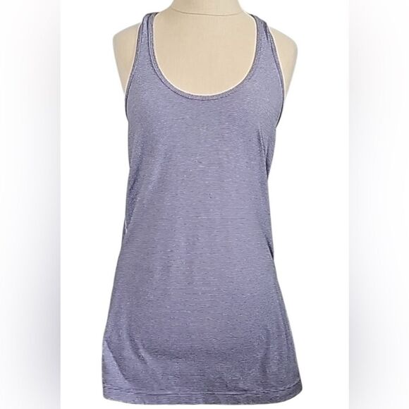 lululemon athletica Tops - Lululemon Women's XS Purple Striped Racerback Tank Top Sleeveless